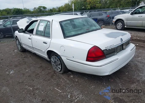 2008 Mercury Grand Marquis Gs from USA, damaged, VIN 2MEFM74V28X619126